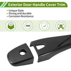 Exterior Door Handle Cover Trim for Nissan Altima (2013–2018) Gloss Black