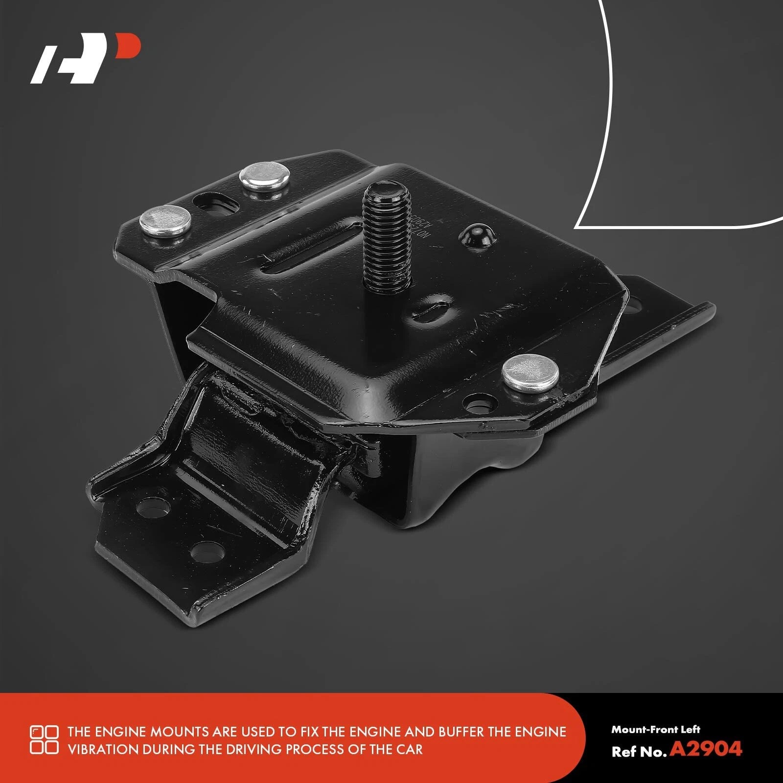 2X Front Engine Motor Mount for Ford Mustang (1996-2004)