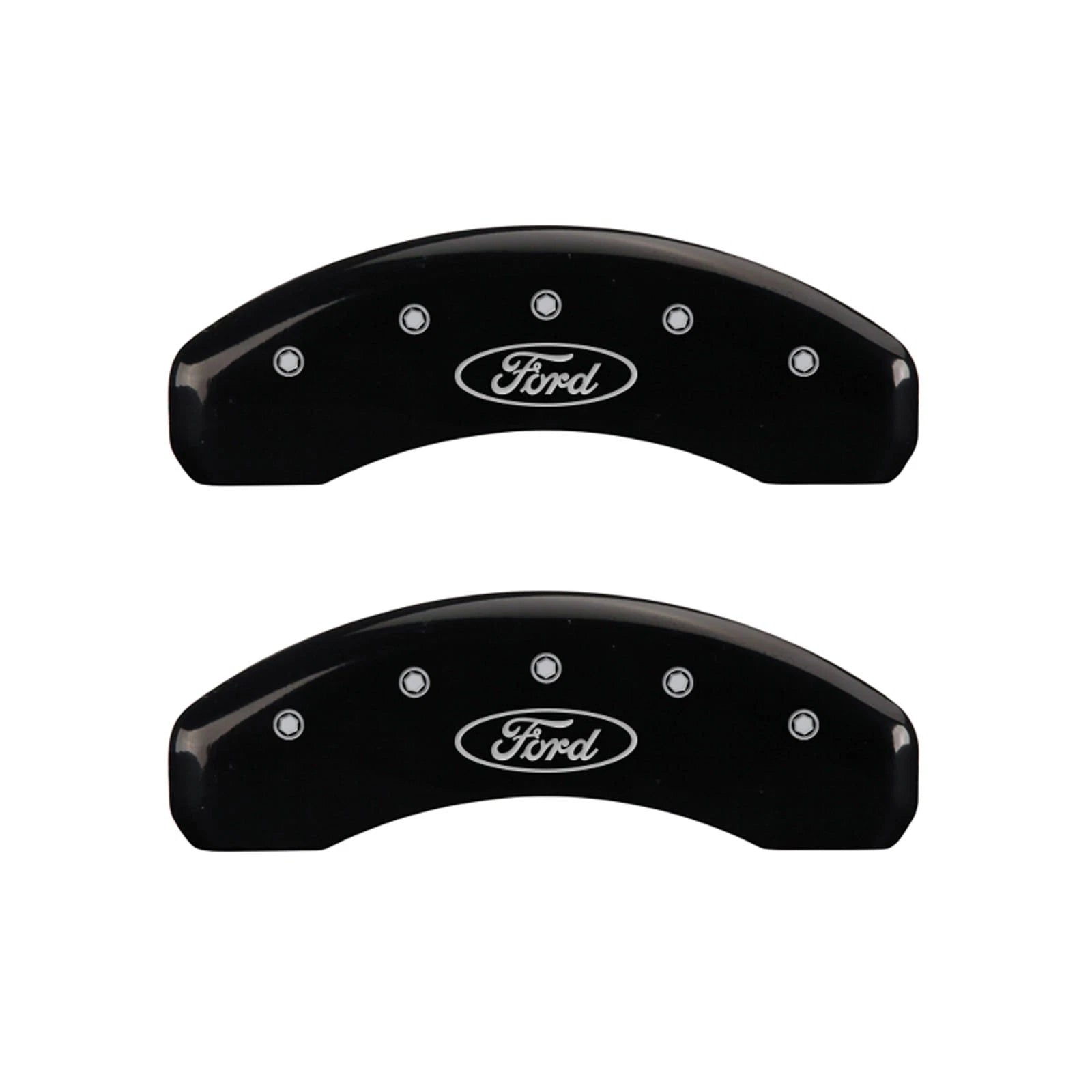 Set of 4 Caliper Covers Black Replacement for Ford Edge (2011–2014)