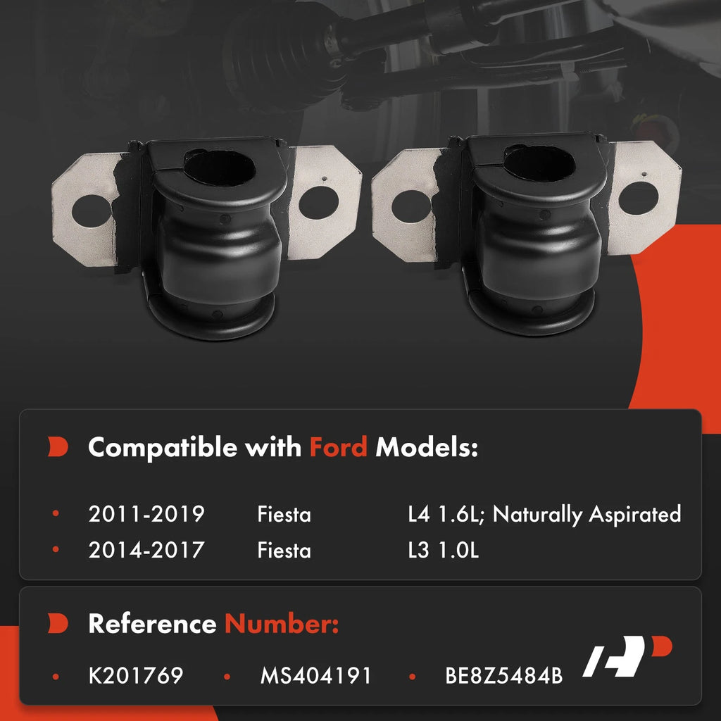 2X Front Stabilizer Bar Bushings for Ford Fiesta (2011-2019)
