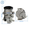 A/C Compressor + Clutch for Toyota Yaris (2006–2012)