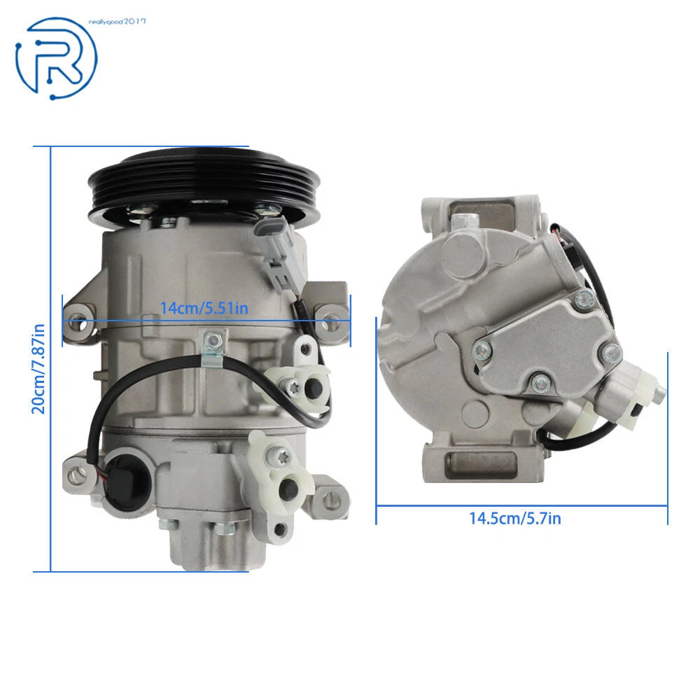 A/C Compressor + Clutch for Toyota Yaris (2006–2012)