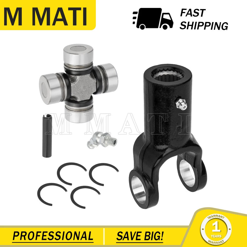Front Prop Shaft Yoke & U-Joint for Polaris Worker/ATP 335/500, Xpedition 325/425 (2000–2023)