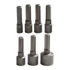 Set of 9 Hexagonal Handle Socket Bits for Various Applications