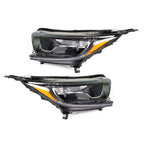 Set of 2 Halogen Headlights for Honda CR-V (2017â2022) Black Left+Right