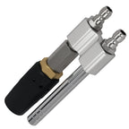 1* Adjustable 2-in-1 Pressure Washer Nozzle Brass 6000 PSI Soft Wash 0-60° 1/4"