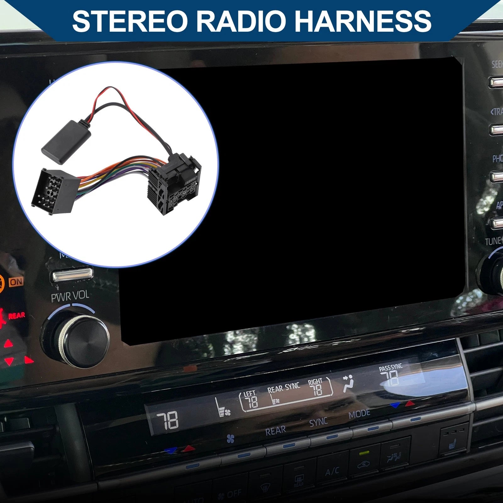 Stereo Radio Harness for BMW E46 3 Series (1998–2006) 16 Pin