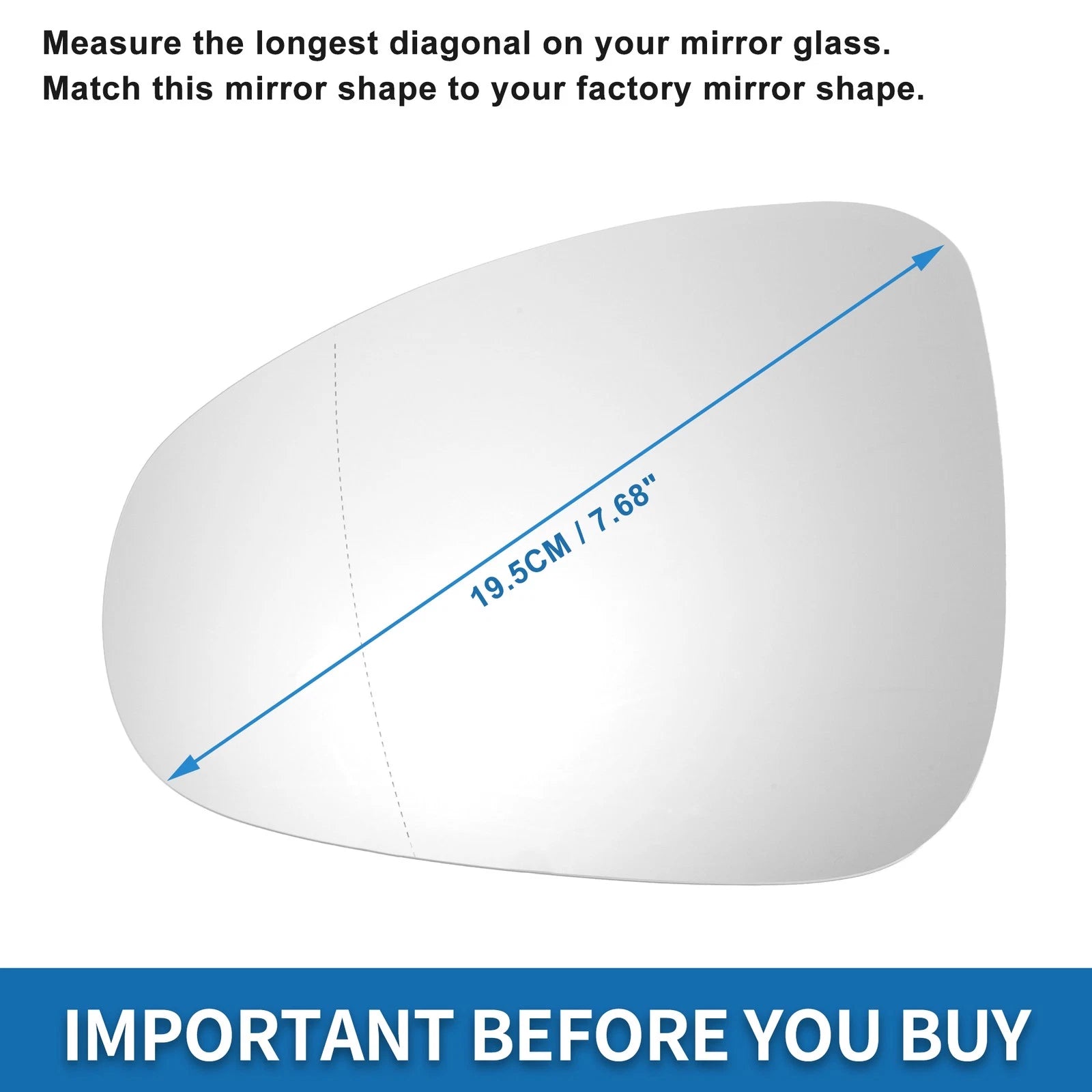 Heated Mirror Glass for Volkswagen Touareg (2010–2018)