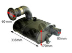 Underhood Silencer for Case IH MXM120 MXM130 MXM140 MXM155 (2001–2006)