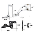 Mid Controls Brake Side for Harley Fat Bob Sport Glide FXFB FXFBS (2018–2024)
