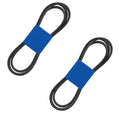 Set of 2 V-Belts for Exmark Lazer Z CT HP (LCT18BV483, LCT4818KC)