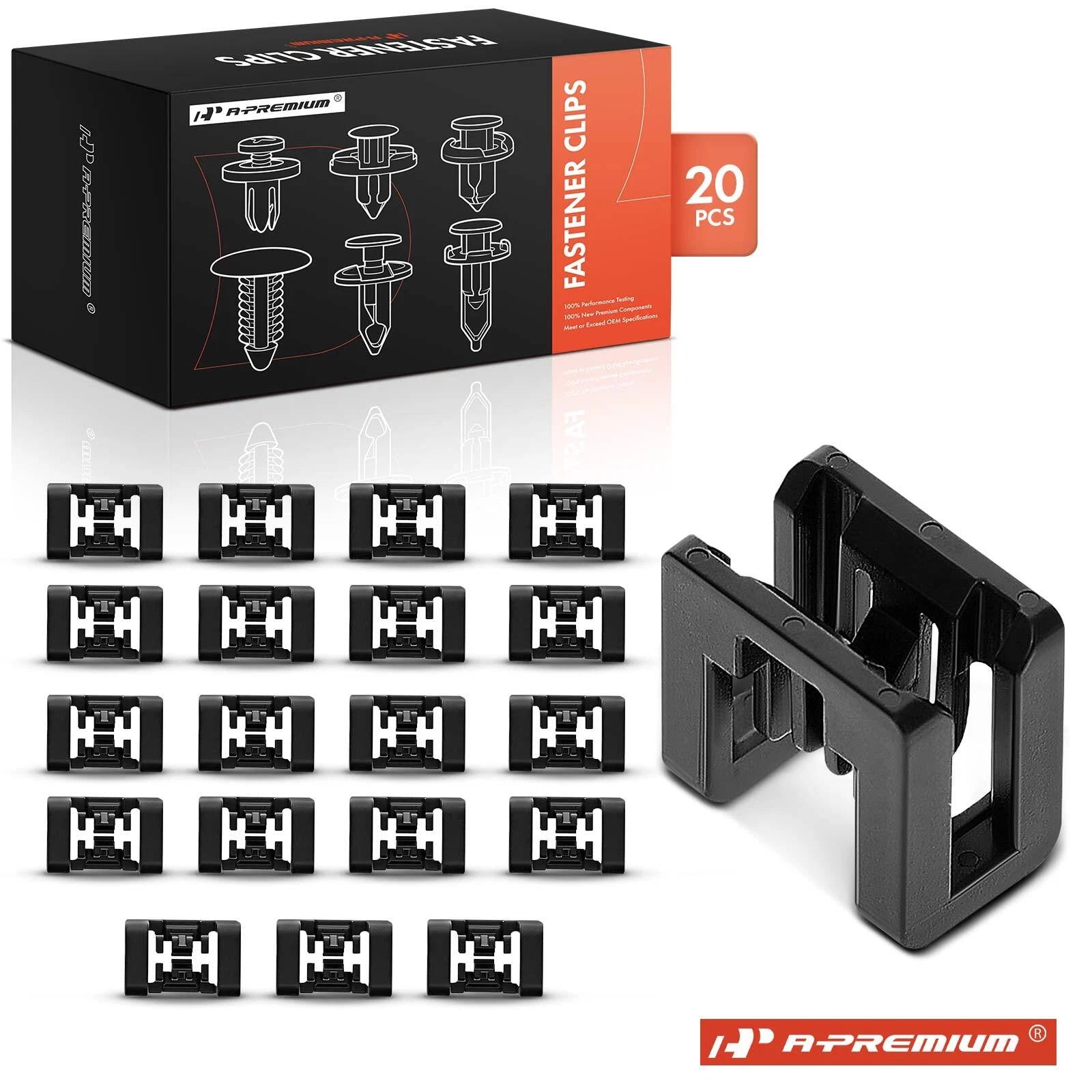 20Pcs Nylon Cowl Grille Clip Retainers for Nissan Rogue (2014–2020)