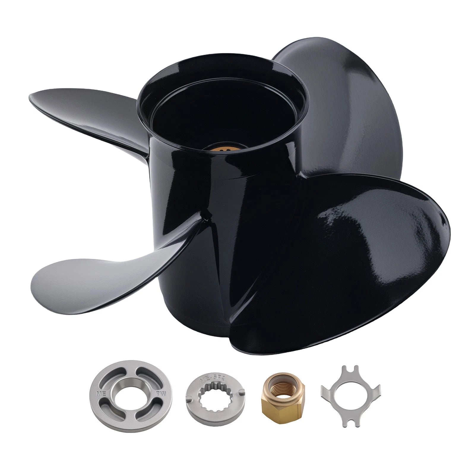 4 Blade Propeller for Mercury Outboard 75/90/115HP (13"x17")