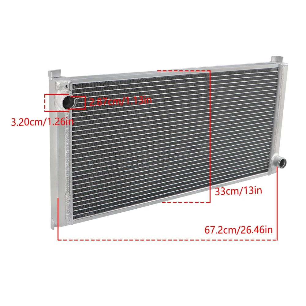 2X Aluminum Radiator for Mini Cooper/Cooper Countryman/Cooper Paceman