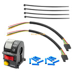 Left Handlebar Switch & Pigtail Harness Plug Kit for Polaris Trail Blazer 250 400 (1999–2006)