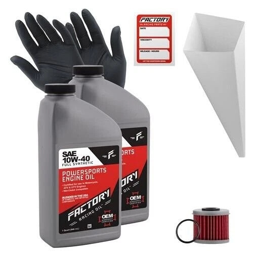 2 Quart Oil Change Kit for Honda CRF450R/RX CRF450RWE (2017–2023)