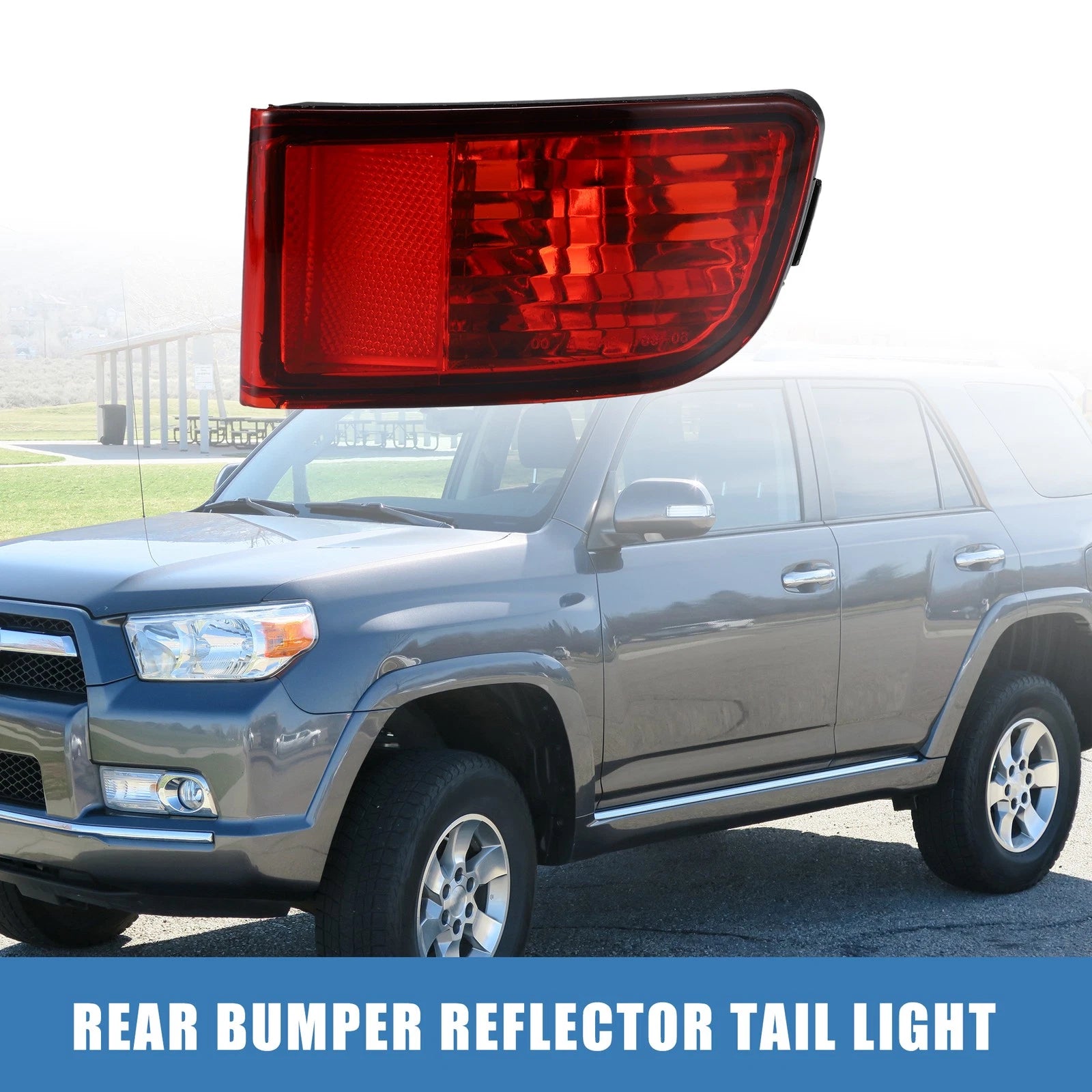 Rear Right Bumper Reflector Light for Toyota 4Runner (2003–2005) Red