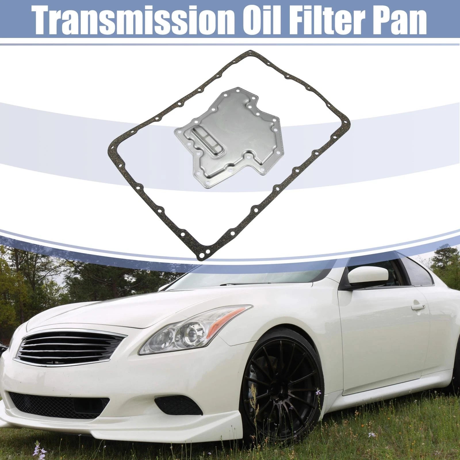 Set of 1 Transmission Filter Pan Gasket Kit for Nissan 370Z (2009–2020) 137710 103010