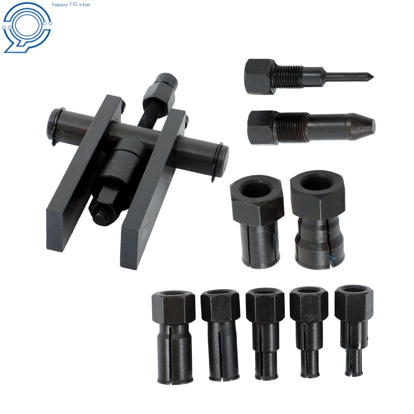 Set of 10 Motorbike Disassembly Tools Bearing Puller Double Jaw