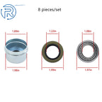 Set of 2 Trailer Wheel Hub Bearings for Axles 2000 lbs (1-1/16")