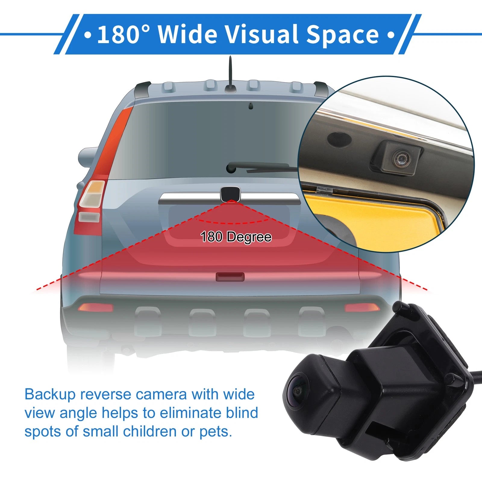 Rear View Camera for Honda CR-V EX EX-L SE (2015) 120-180°