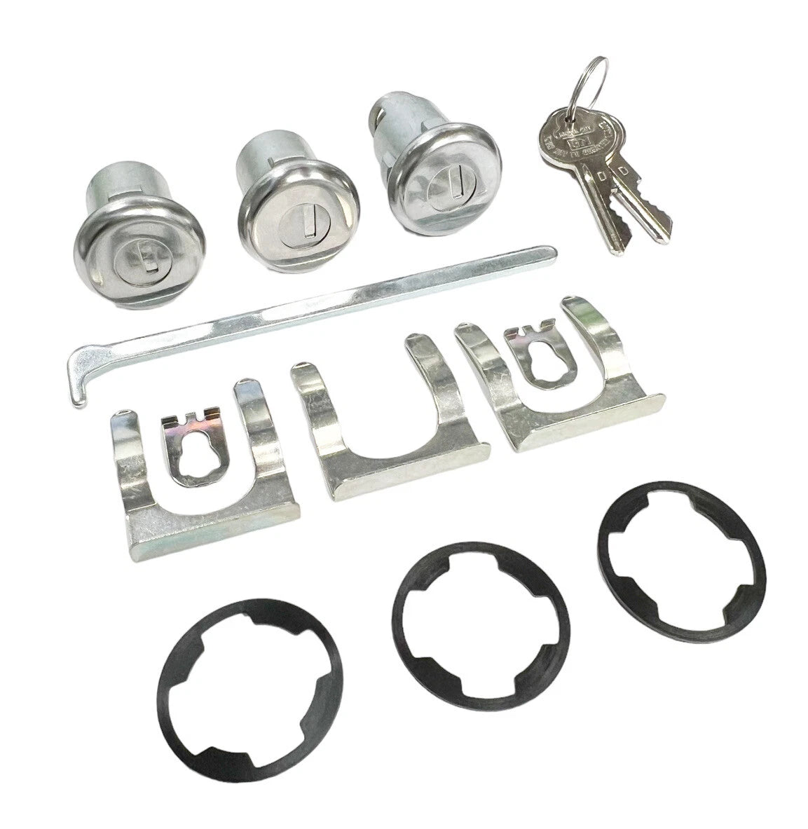 Door Trunk Lock Set with GM Keys for 1964–1965 Pontiac GTO