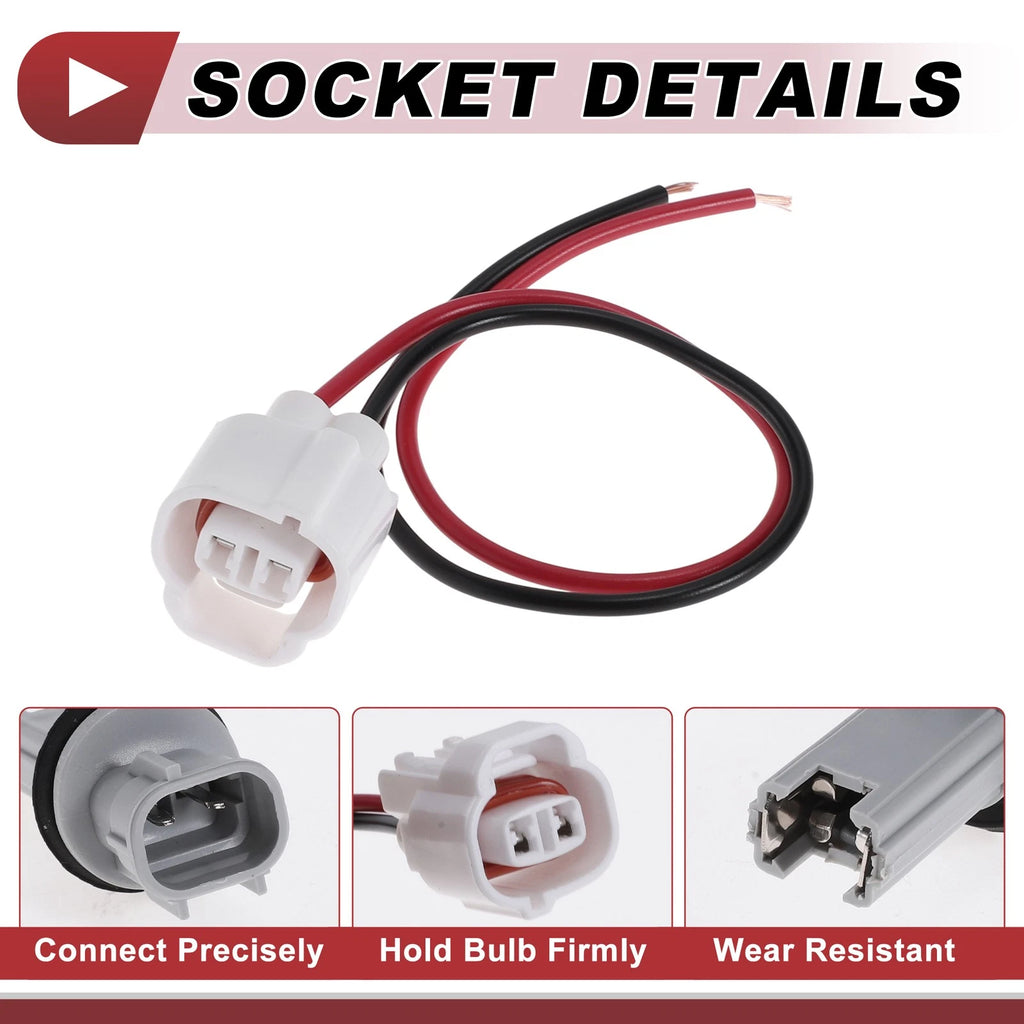 Turn Signal Light Bulb Socket Wiring for Toyota 4Runner (2003–2006) No. 9007560004