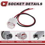 Turn Signal Light Bulb Socket Wiring for Toyota 4Runner (2003–2006) No. 9007560004