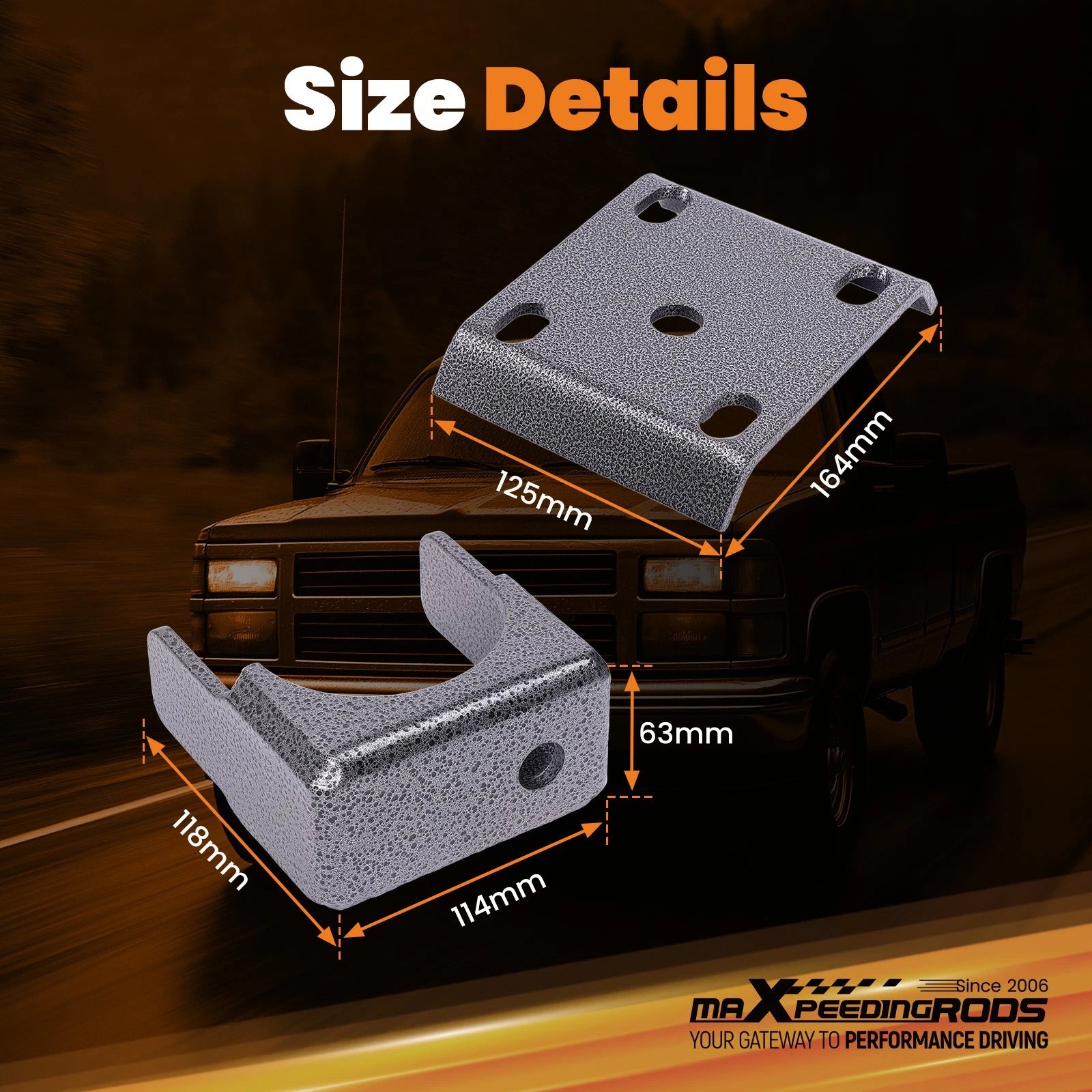 6" Rear Axle Flip Kit for Chevrolet C1500 Silverado (1988–1998)