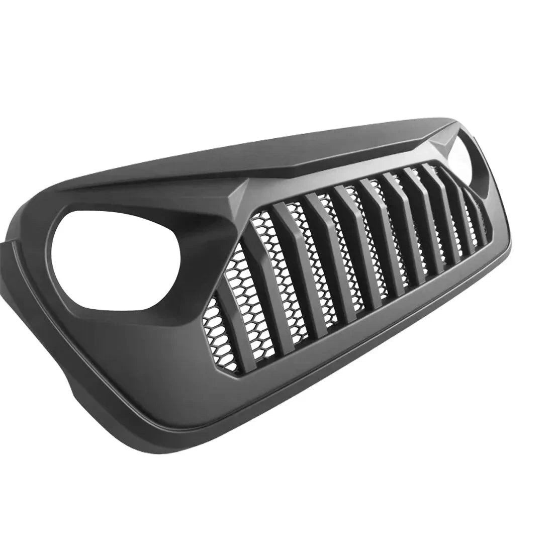 Front Vader Grille for Jeep Wrangler JL (2018–2023) Matte Black