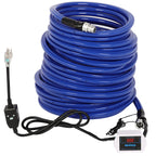 Heated Water Hose 100FT for Antifreeze (-45°F) with Digital Display