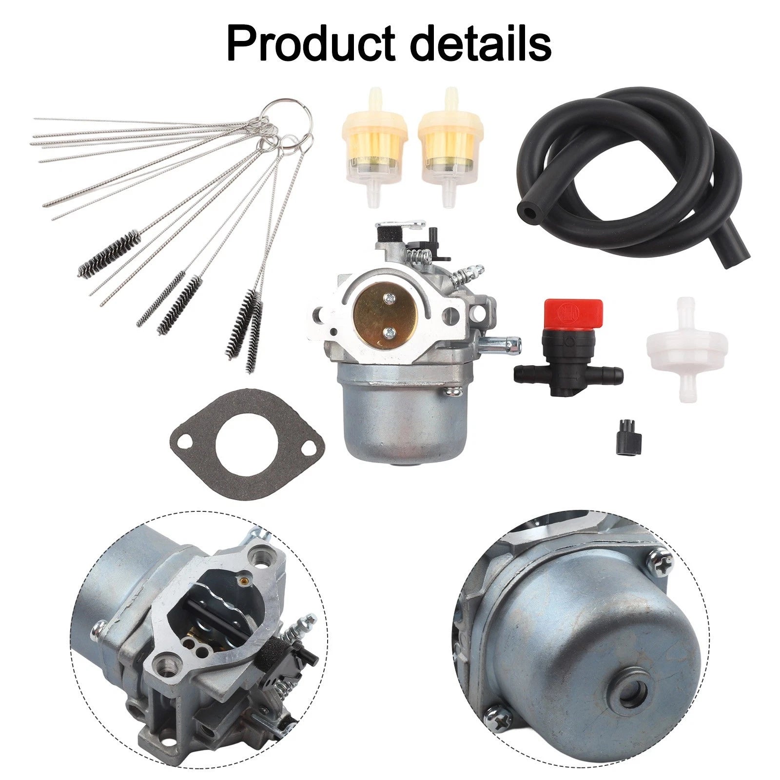 Carburetor Kit 799728 for B&S Engines (498027, 499161, 498231)