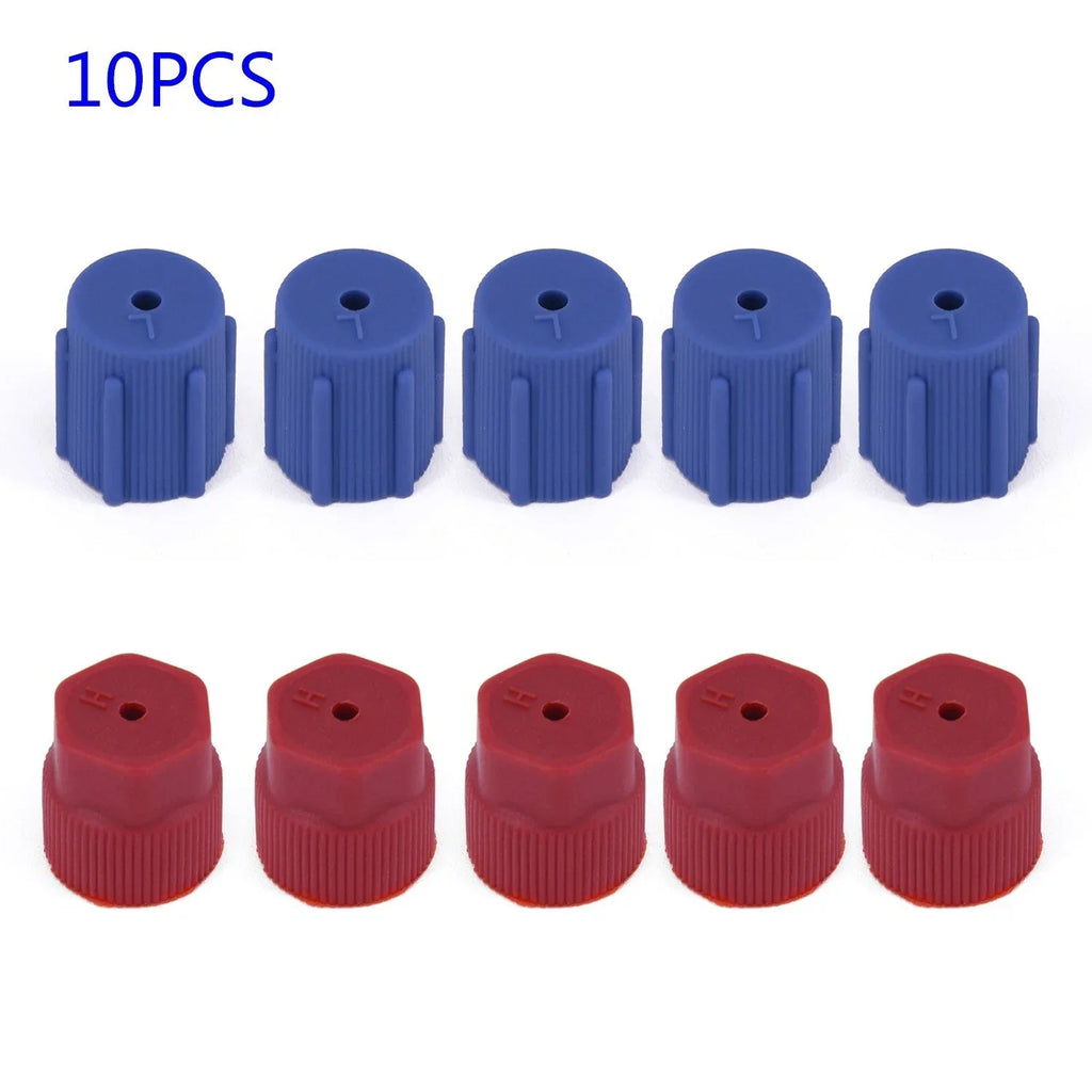 10 x AC System Cap Charging Port Service Cap Hi Low Side for Vehicle