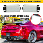 2X White LED License Plate Lights for Nissan 350Z 370Z GTR Infiniti G35 G37