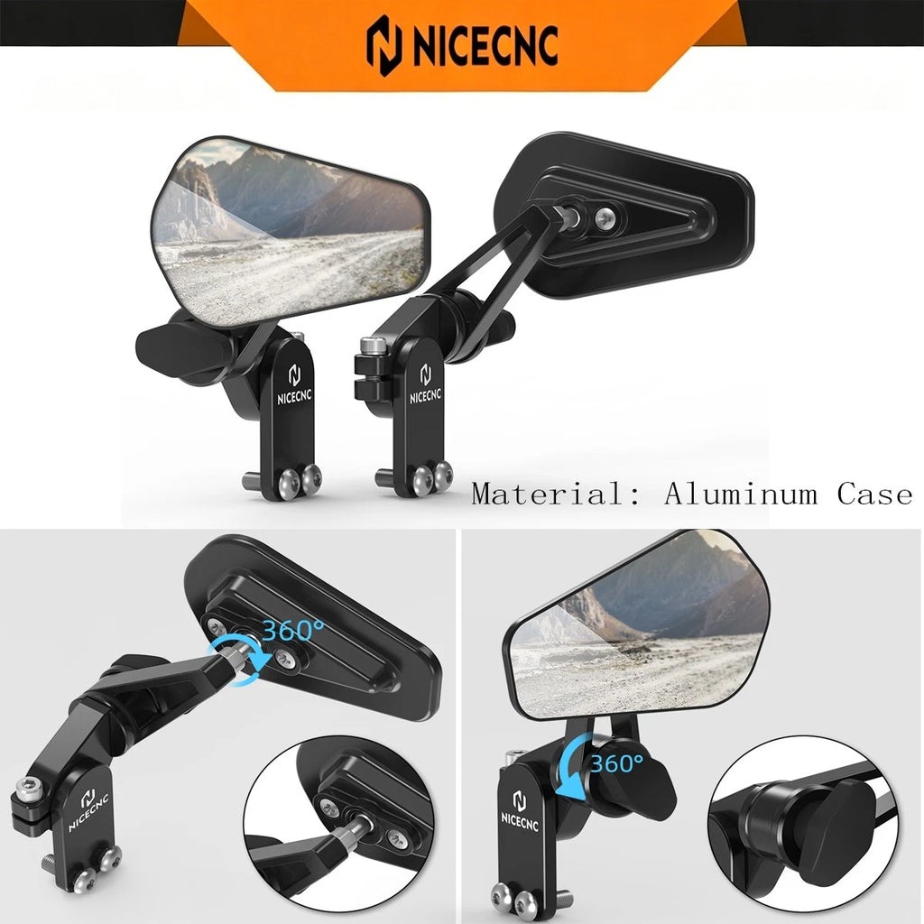 Universal Quick Flip Adjustable Mirror Kit for Husqvarna TC125 TE125 TX125 TX300