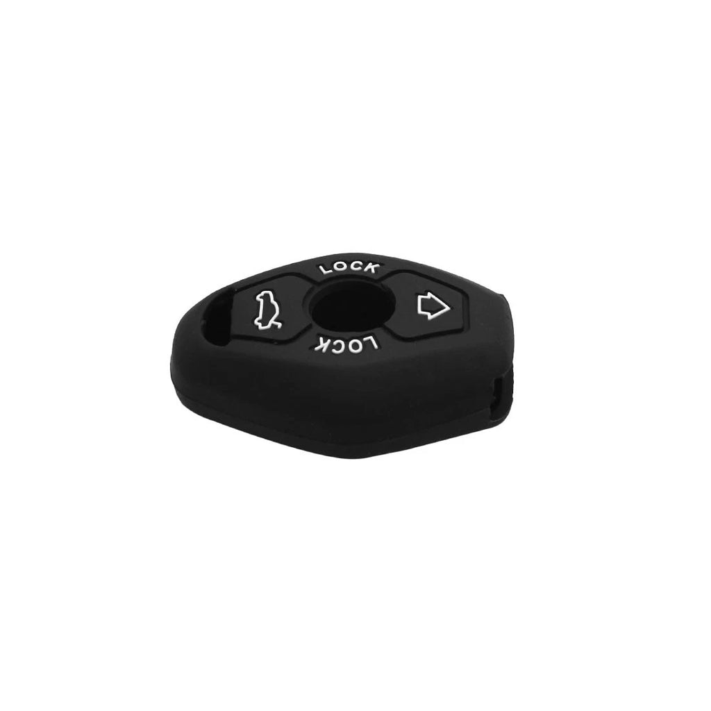 2X Black Silicone 2 Button Remote Key Cover for BMW 