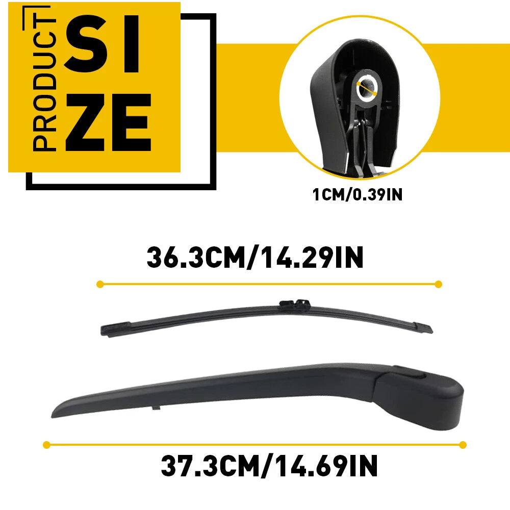 Rear Wiper Arm & Blade Set for Volvo XC90 (2016–2018)