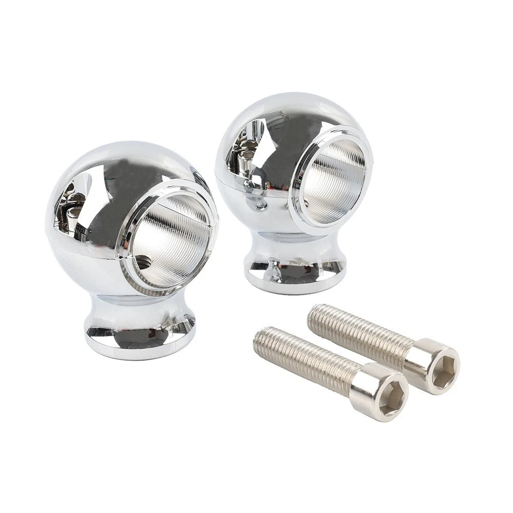 2X 1.25'' Fat Handlebar Risers Clamp for Harley Touring Road King Dyna Fat Boy
