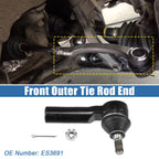2pcs Front Outer Tie Rod End Links ES3631 for Ford Escape (2001–2009)