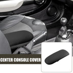Center Console Armrest Cover for Mini Cooper (2002–2008) Faux Leather Black