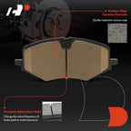 Set of 4 Front Ceramic Brake Pads for Buick Encore (2020)