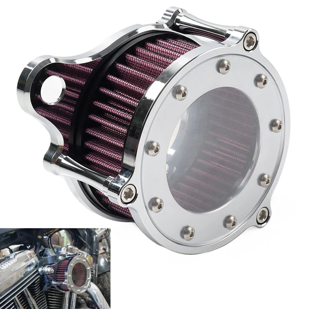 Red Air Cleaner Intake Filter Kit for Harley Sportster 1200 XL883 48 (1991–2021)