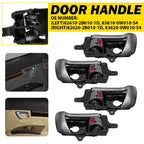 4Pcs Interior Door Handle for Hyundai Santa Fe (2007–2012) LH+RH EPY