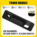 Outside Trunk Lid Lock Release Handle for Kia Optima (2016–2020) #81260-D4011