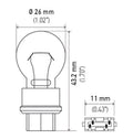 Hella 3157NA Multi-Purpose Light Bulb for Various Vehicles