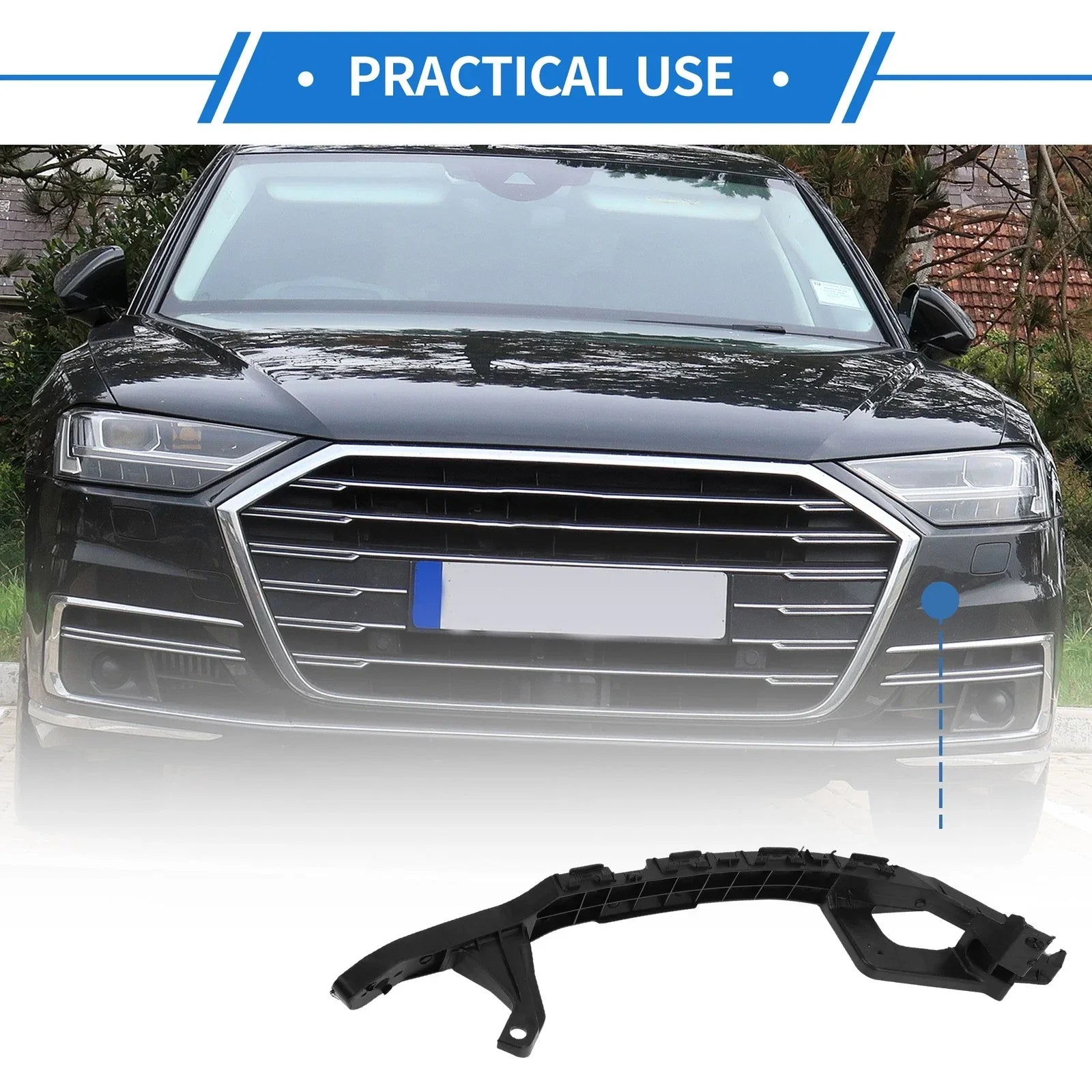 Left Front Bumper Retainer Bracket for Honda Accord (2008-2012)