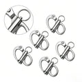 Set of 5 Fixed Lifting Rings for Marine SS316 Stainless Steel (2 inch)