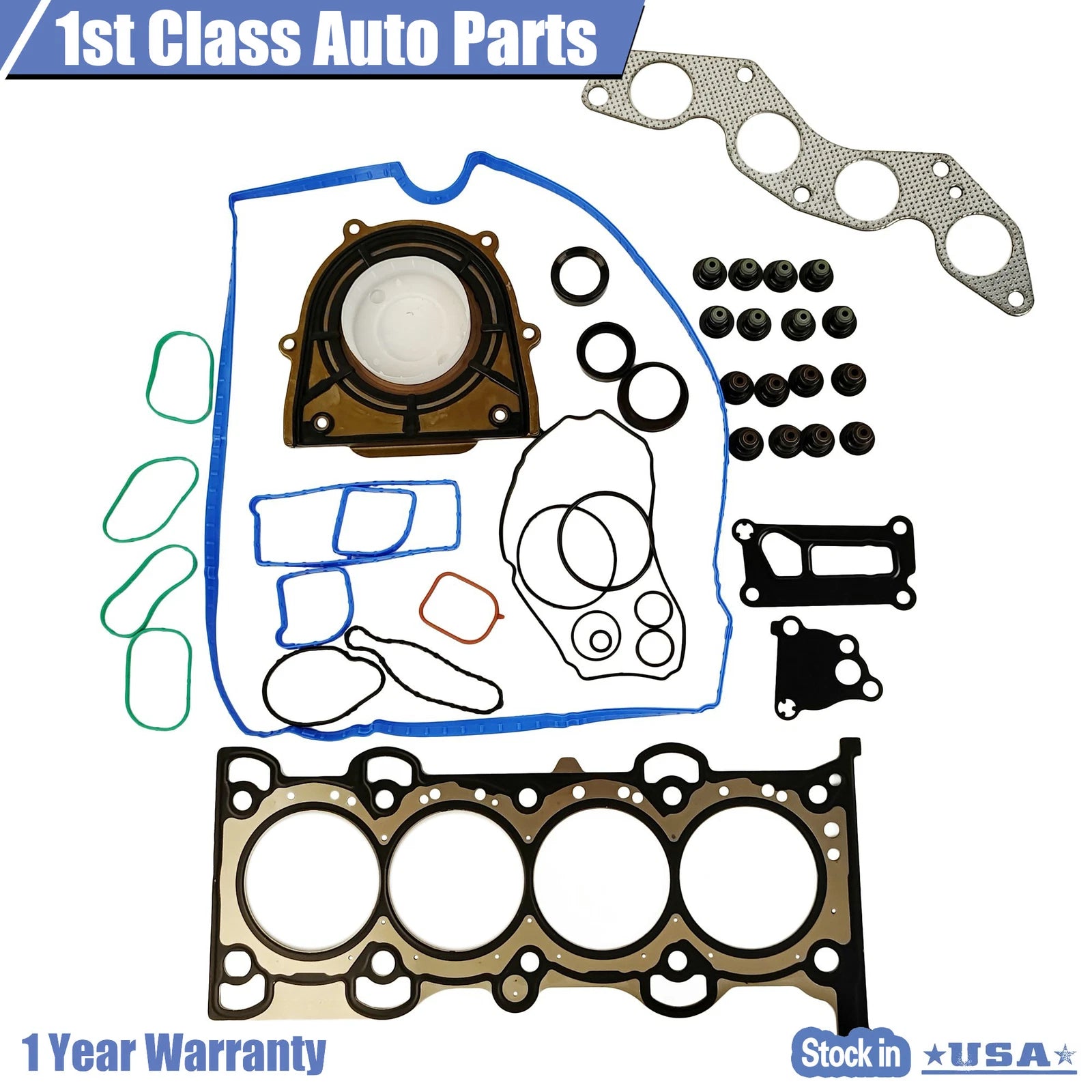 Engine Cylinder Head Gasket Set for Ford Escape Fusion Edge MKZ MKC (2.0L)