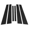 6 x Door Pillar Window Trim for BMW 5-Series Black (2004-2010)