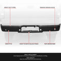 Rear Bumper Face Bar for Ford F-150, Lincoln Mark LT (2004–2008)